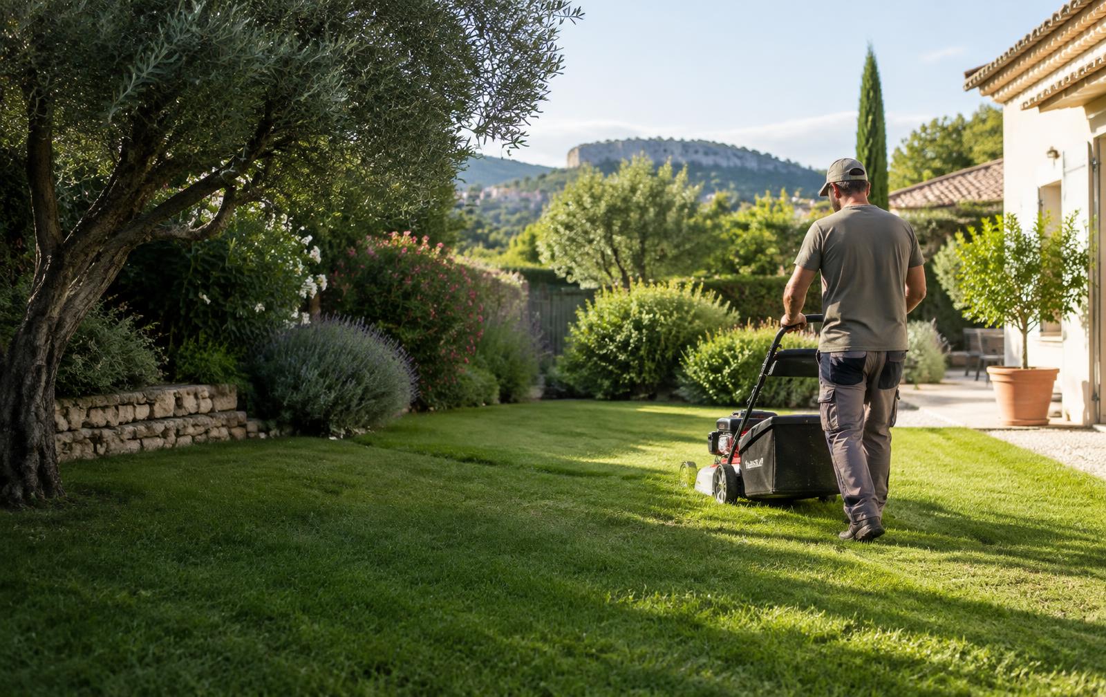 Entretien d’un jardin à proximité de Pierrelatte